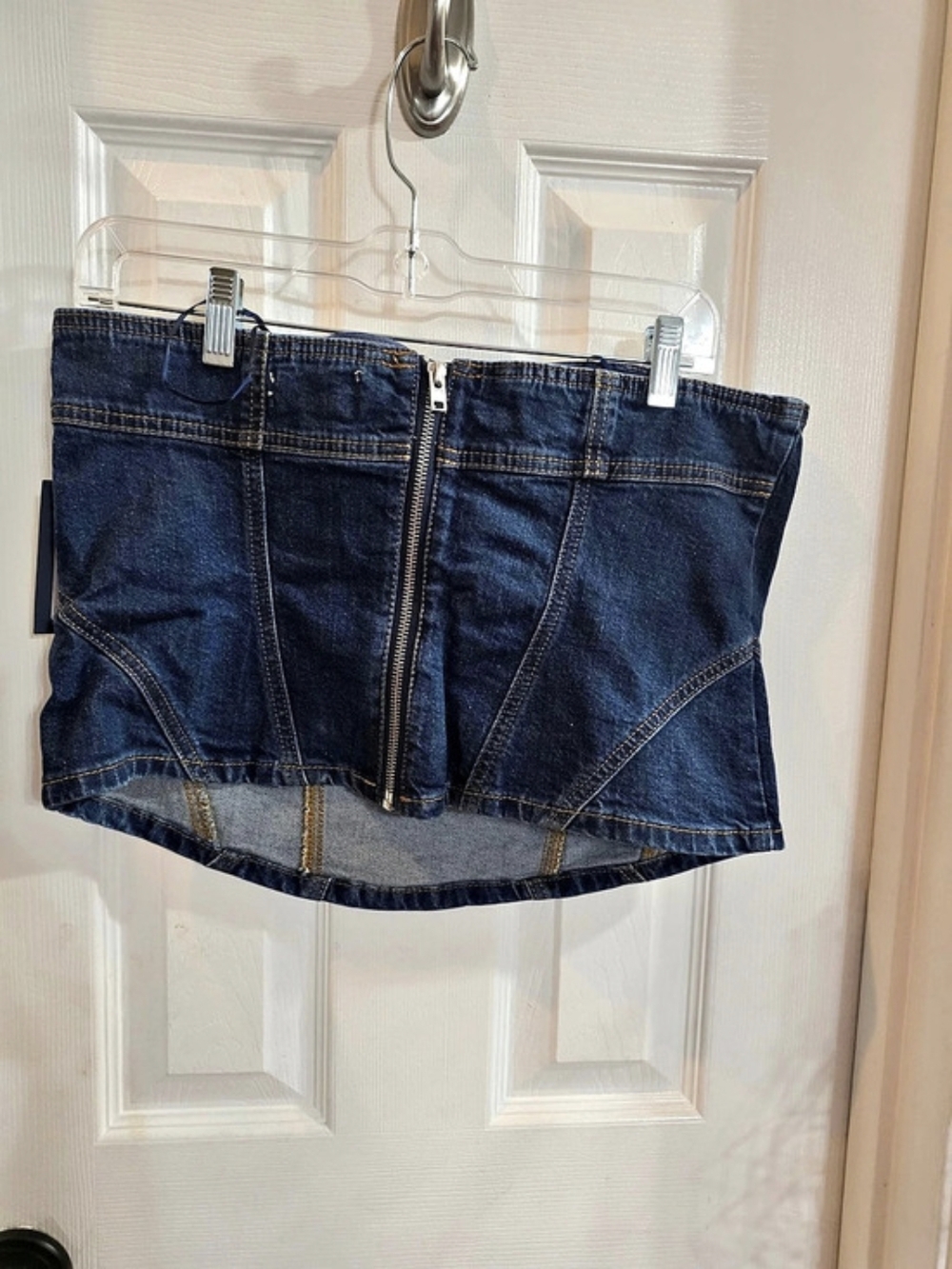 Universal Threads Jean Corset Top, Size 10 NWT